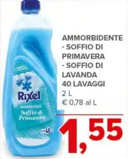 Todis Rixel Ammorbidente - soffio di primavera - soffio di lavanda offerta