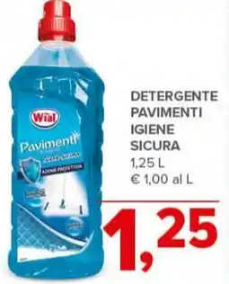 Todis Wial Detergente pavimenti igiene sicura offerta