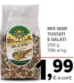 Todis TERRA&SOLE Mix semi tostati e salati offerta