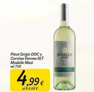 Carrefour Market Pinot grigio doc a covrvina verona igt offerta