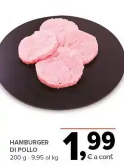 Todis Hamburger di pollo offerta