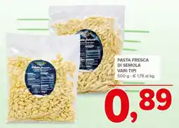 Todis Pasta fresca di semola vari tipi offerta