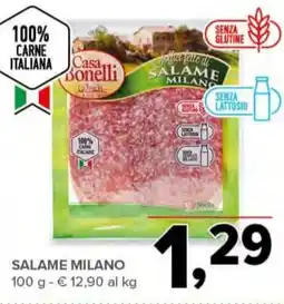 Todis Casa Bonelli Salame milano offerta