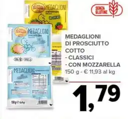 Todis Casa Bonelli Medaglioni di prosciutto cotto - classici - con mozzarella offerta