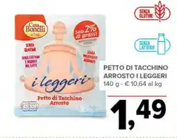 Todis Casa Bonelli Petto di tacchino arrosto i leggeri offerta