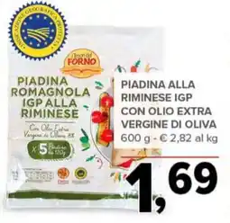 Todis Piadina alla riminese IGP con olio extra vergine di oliva offerta