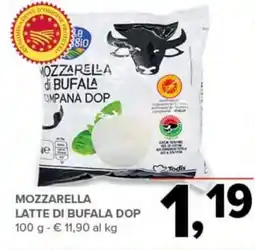 Todis Mozzarella latte di bufala DOP offerta