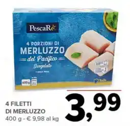Todis PescaRe 4 filetti di merluzzo offerta