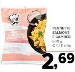 Todis Pennette salmone e gamberi offerta
