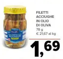 Todis Filetti acciughe in olio di oliva offerta