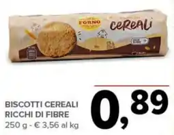Todis Biscotti cereali ricchi di fibre offerta