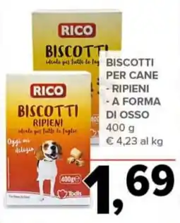 Todis RICO biscotti - ripieni - a forma di osso offerta