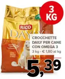 Todis RICO Crocchette daily per cane con omega 3 offerta