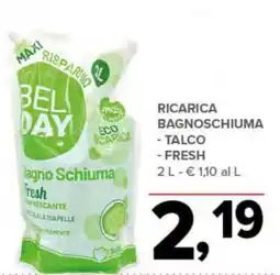 Todis Ricarica bagnoschiuma - talco - fresh offerta