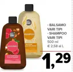 Todis BEL DAY balsamo vari tipi-shampoo vari tipi offerta