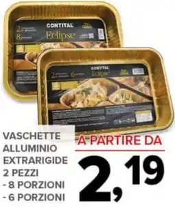 Todis Vavaschette alluminio extrarigide 2 pezzi offerta