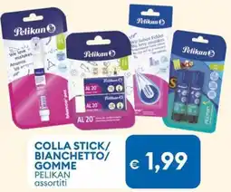 MD Discount Colla stick/ bianchetto/ gomme PELIKAN assortiti offerta