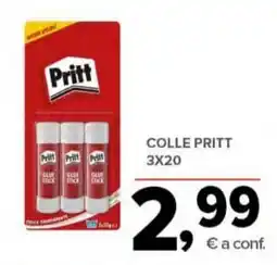 Todis Colle pritt 3x20 offerta