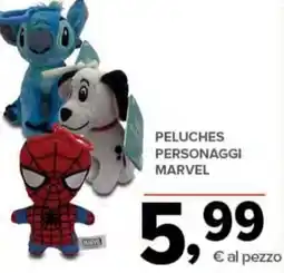 Todis Peluches personaggi MARVEL offerta