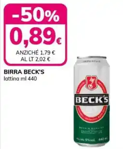 Basko Birra BECK'S lattina offerta