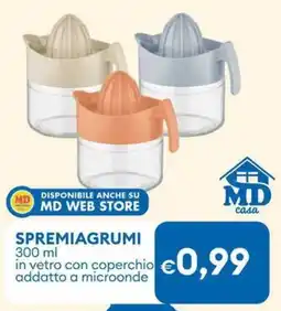 MD Discount Spremiagrumi in vetro con coperchio addatto a microonde offerta