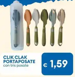 MD Discount Clik clak portaposate con tris posate offerta