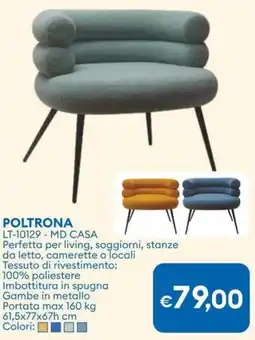 MD Discount POLTRONA lt-10129 - md casa offerta