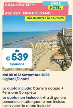 MD Discount Grand hotel abruzzo - montesilvano MARE HOTEL offerta