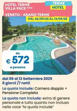 MD Discount Hotel terme villa pace veneto abano terme TERME HOTEL offerta