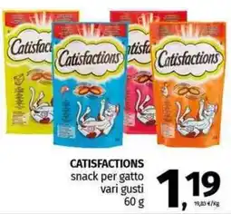 Pam CATISFACTIONS snack per gatto vari gusti offerta