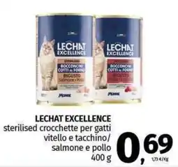 Pam LECHAT EXCELLENCE sterilised crocchette per gatti vitello e tacchino/ salmone e pollo offerta
