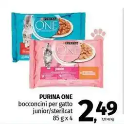 Pam PURINA ONE bocconcini per gatto junior/sterilcat offerta