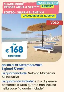 MD Discount Sharm bride resort aqua & spa egitto sharm el sheikh MARE ESTERO RESORT offerta