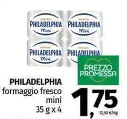 Pam PHILADELPHIA formaggio fresco mini offerta