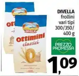 Pam DIVELLA frollini vari tipi offerta