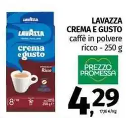 Pam Lavazza crema e gusto ricco offerta