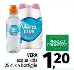 Pam VERA acqua kids offerta