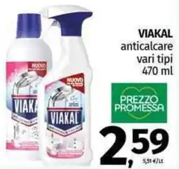 Pam VIAKAL anticalcare vari tipi offerta