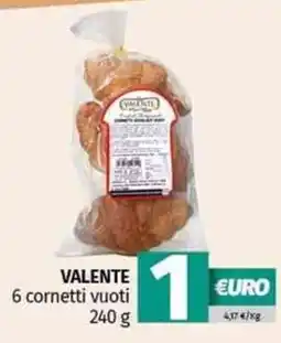 Pam VALENTE 6 cornetti vuoti offerta