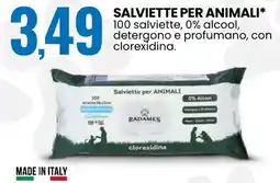 Eurospin Salviette per animali RADAMES offerta