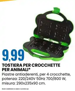Eurospin Tostiera per crocchette per animali offerta