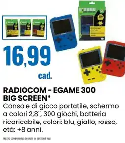 Eurospin Radiocom - egame 300 big screen offerta