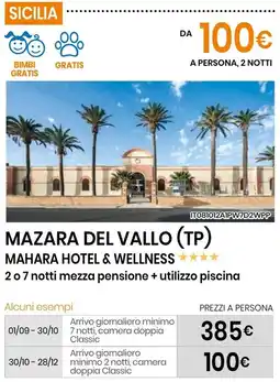Eurospin Mazara del vallo (TP) mahara hotel & wellness offerta