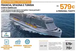 Eurospin Francia, spagna e tunisia costa smeralda offerta