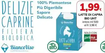Basko Latte di capra bio uht offerta
