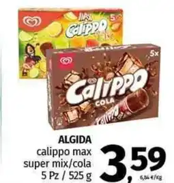 Pam ALGIDA calippo max super mix/cola 5 Pz offerta