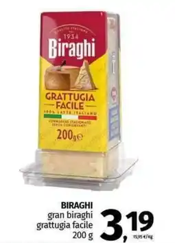 Pam BIRAGHI gran biraghi grattugia facile offerta