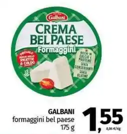 Pam GALBANI formaggini bel paese offerta