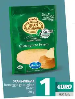 Pam GRAN MORAVIA formaggio grattugiato fresco offerta