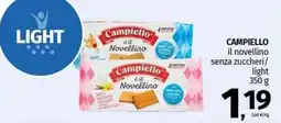 Pam CAMPIELLO il novellino senza zuccheri/ light offerta
